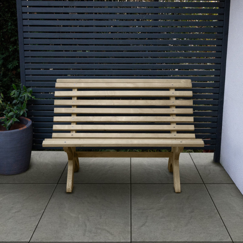 Hartwood Wooden Slatted 4' Garden Bench | Sheds.co.uk