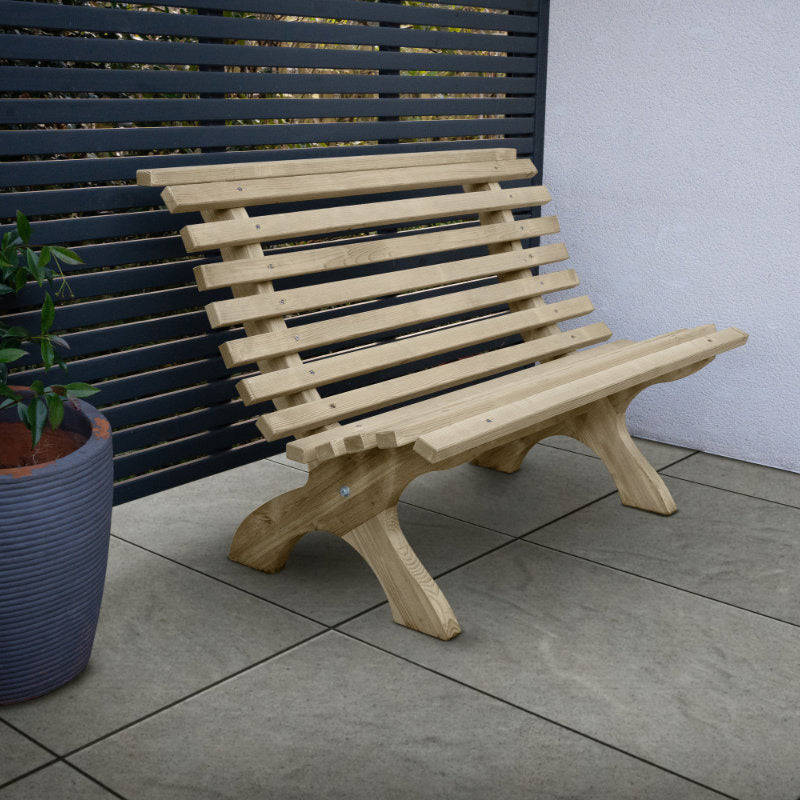 Hartwood Wooden Slatted 4' Garden Bench | Sheds.co.uk