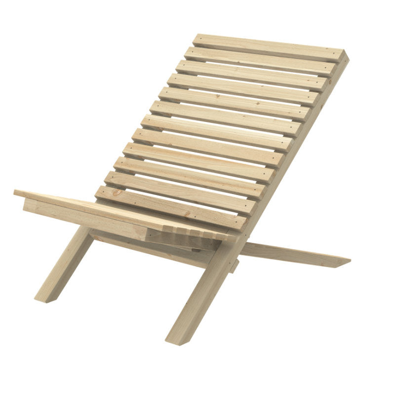 Hartwood Wooden Slatted Beach Chair | Sheds.co.uk