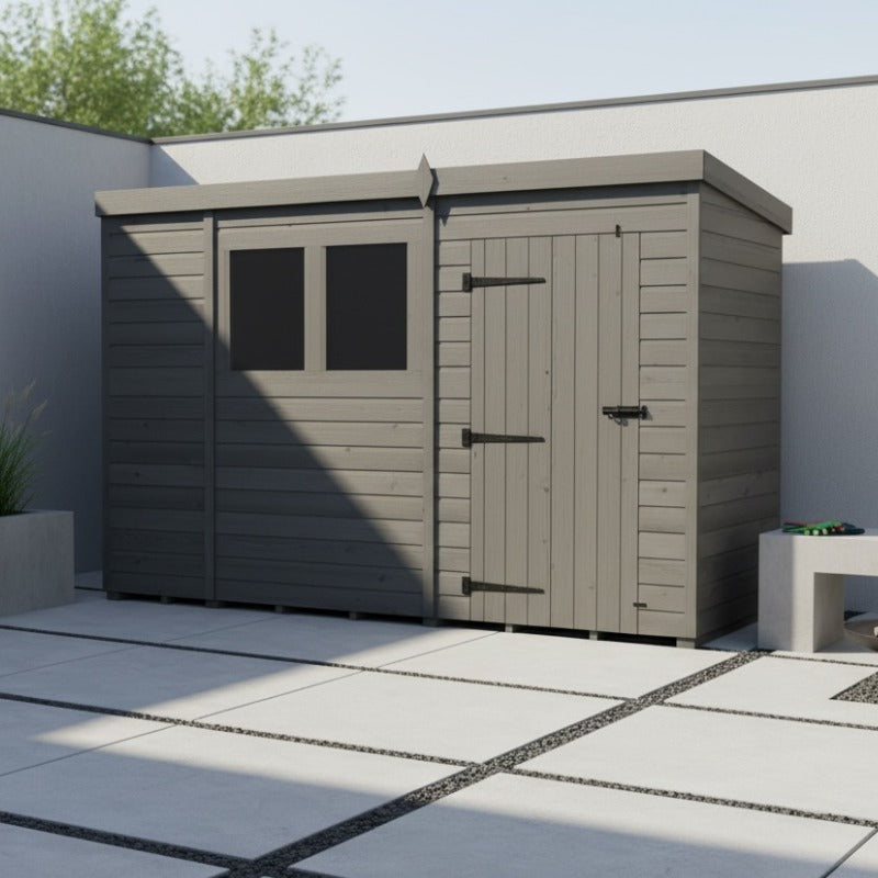 Holt 10' x 6' Modular Composite Pent Shed | Sheds.co.uk