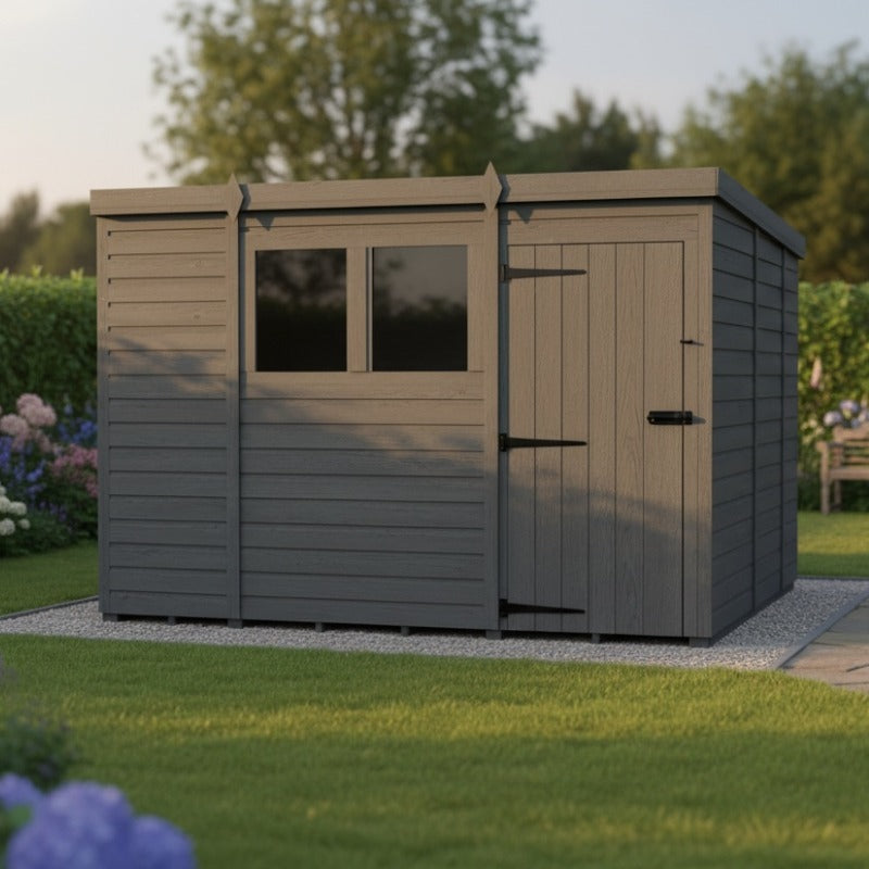 Holt 10' x 8' Modular Composite Pent Shed | Sheds.co.uk