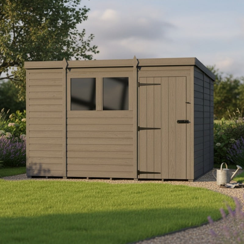 Holt 10' x 9' Modular Composite Pent Shed | Sheds.co.uk