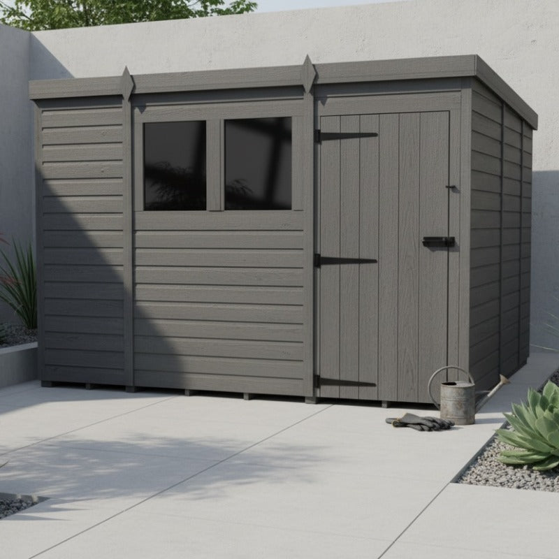 Holt 10' x 9' Modular Composite Pent Shed | Sheds.co.uk