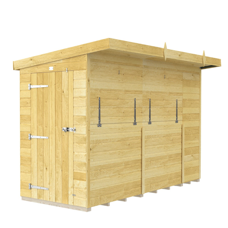 Holt 10' x 4' Pressure Treated Shiplap Garden Bar Shed With Serving Hatch | Sheds.co.uk