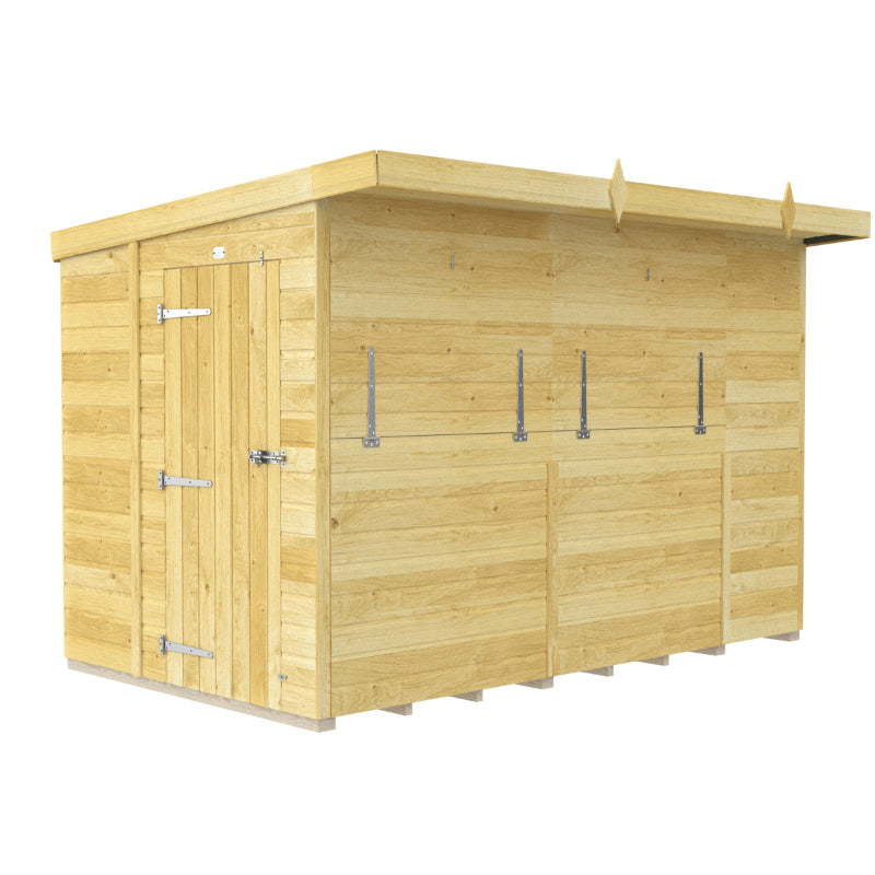 Holt 10' x 8' Pressure Treated Shiplap Garden Bar Shed With Serving Hatch | Sheds.co.uk