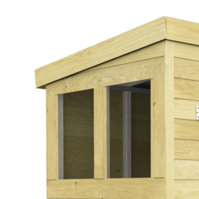 Holt 11' x 4' Pressure Treated Shiplap Modular Pent Shed | Sheds.co.uk