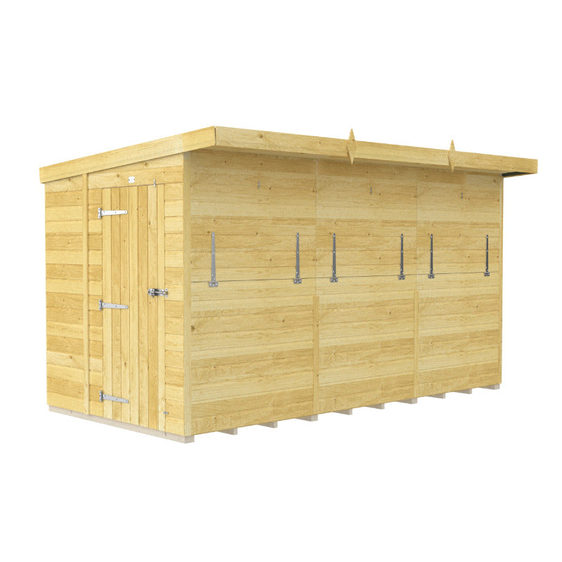 Holt 12' x 6' Pressure Treated Shiplap Garden Bar Shed With Serving Hatch | Sheds.co.uk