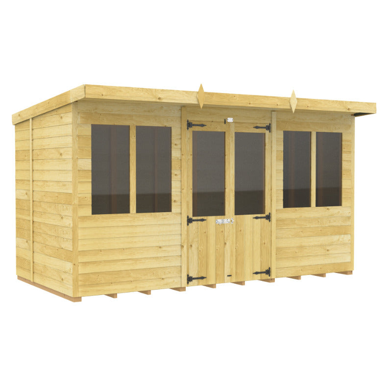 Holt 12' x 8' Alexander Pressure Treated Summer House | Sheds.co.uk