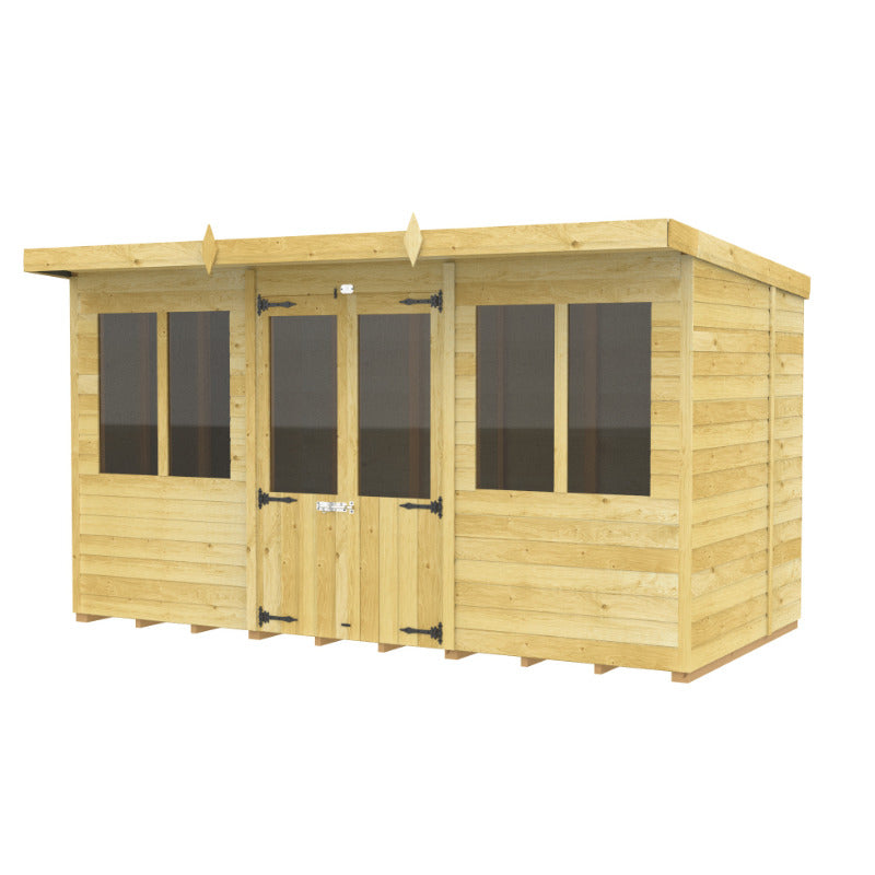 Holt 12' x 8' Alexander Pressure Treated Summer House | Sheds.co.uk