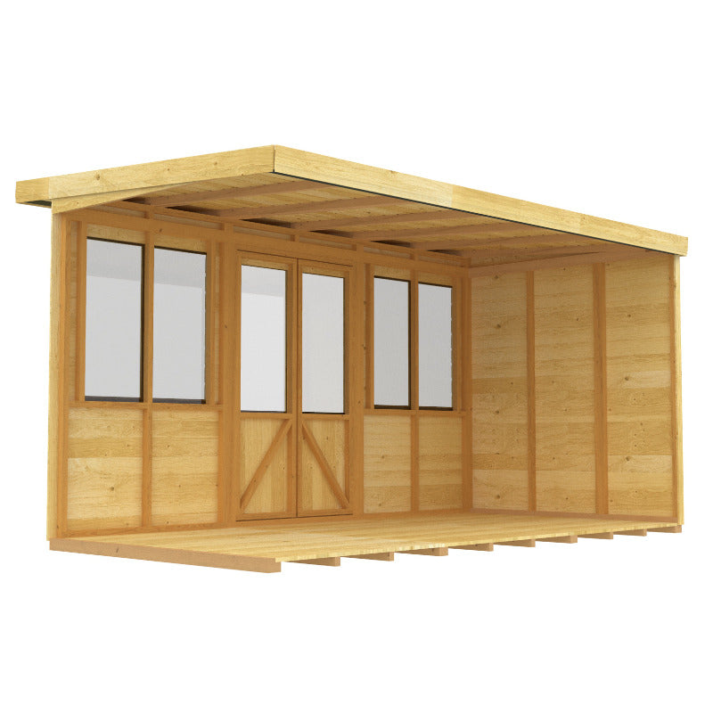 Holt 12' x 8' Alexander Pressure Treated Summer House | Sheds.co.uk
