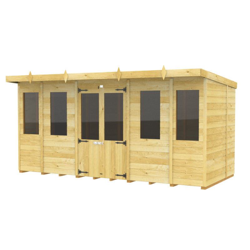 Holt 14' x 8' Alexander Pressure Treated Summer House | Sheds.co.uk