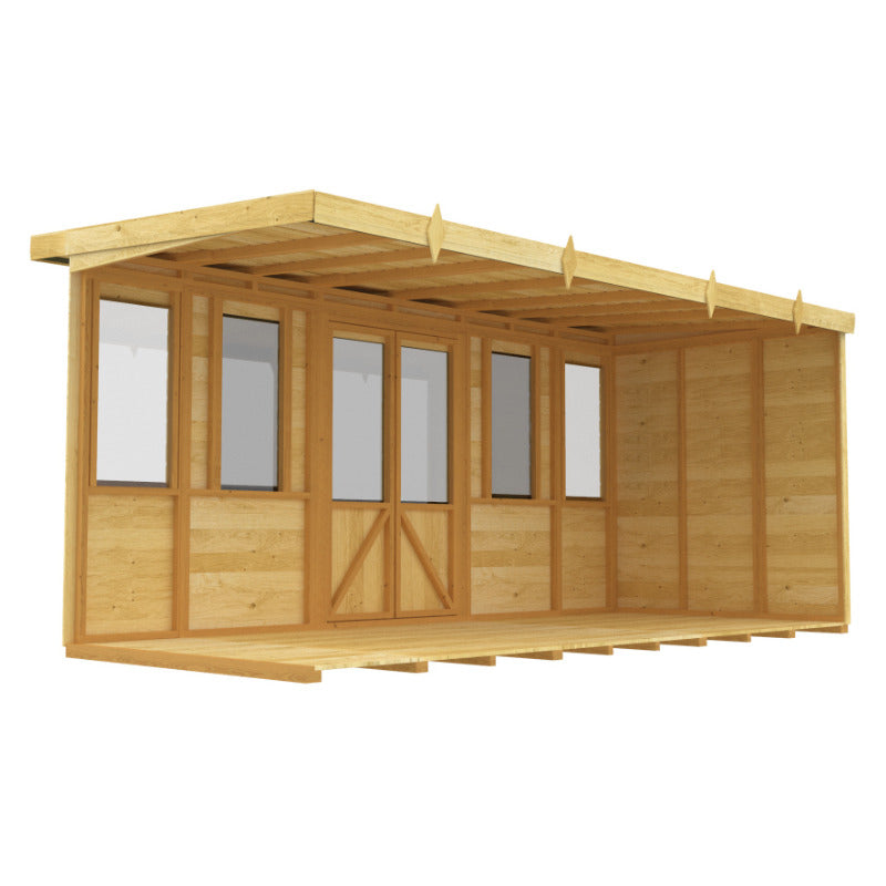 Holt 14' x 8' Alexander Pressure Treated Summer House | Sheds.co.uk