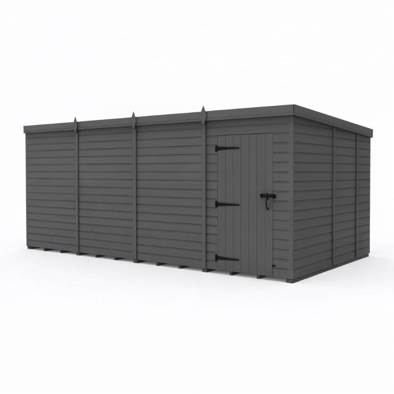 Holt 16' x 8' Modular Composite Pent Shed | Sheds.co.uk