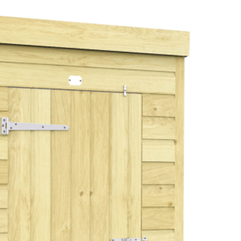 Holt 17' x 7' Pressure Treated Shiplap Modular Pent Shed | Sheds.co.uk