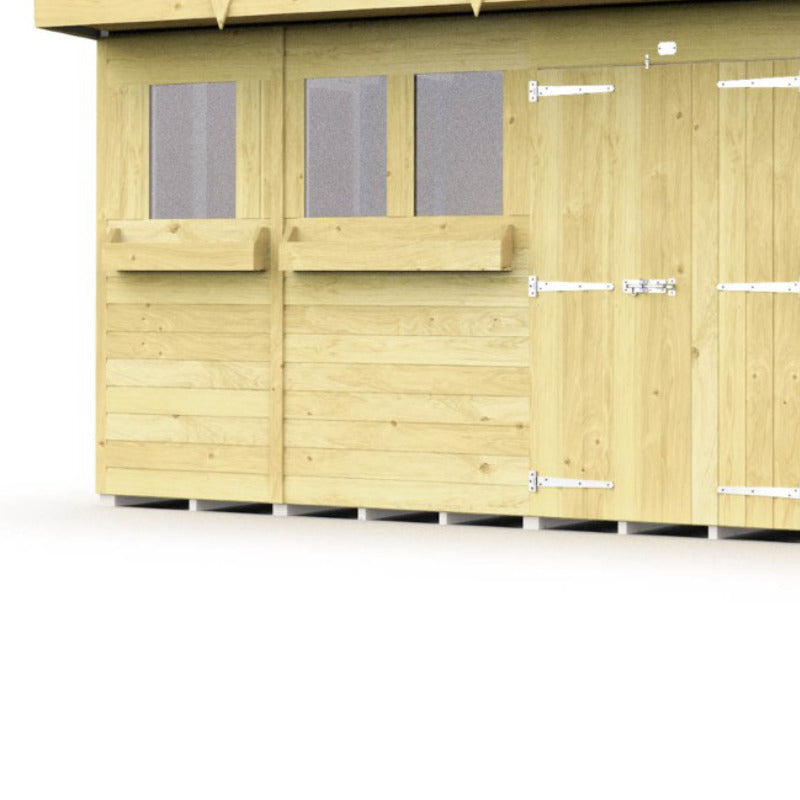 Holt 18' x 7' Handsworth Pressure Treated Summer Shed | Sheds.co.uk