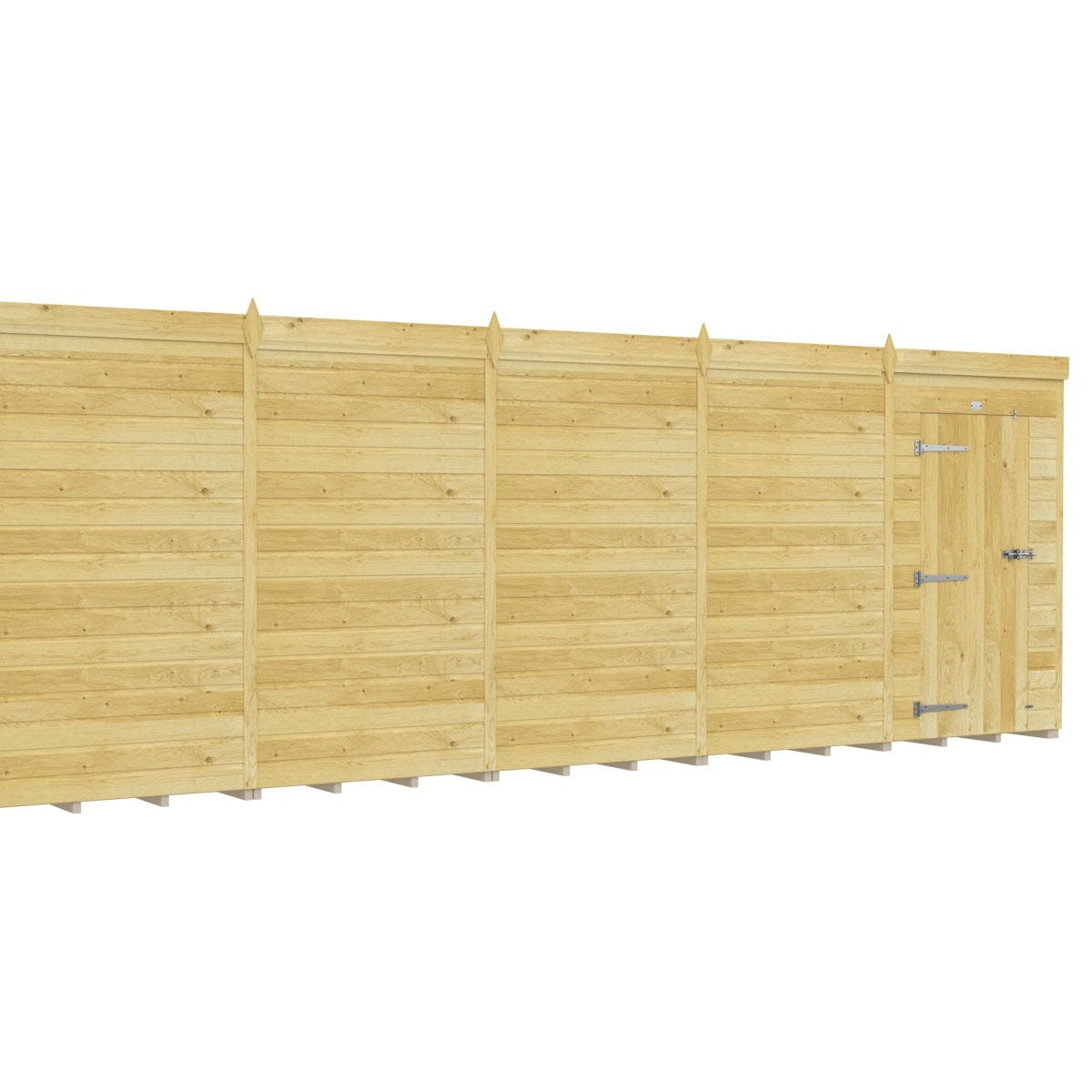 Holt 20' x 10' Pressure Treated Shiplap Modular Pent Shed | Sheds.co.uk