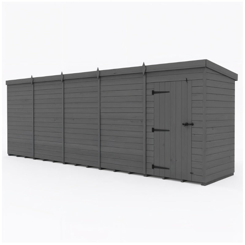 Holt 20' x 4' Modular Composite Pent Shed | Sheds.co.uk