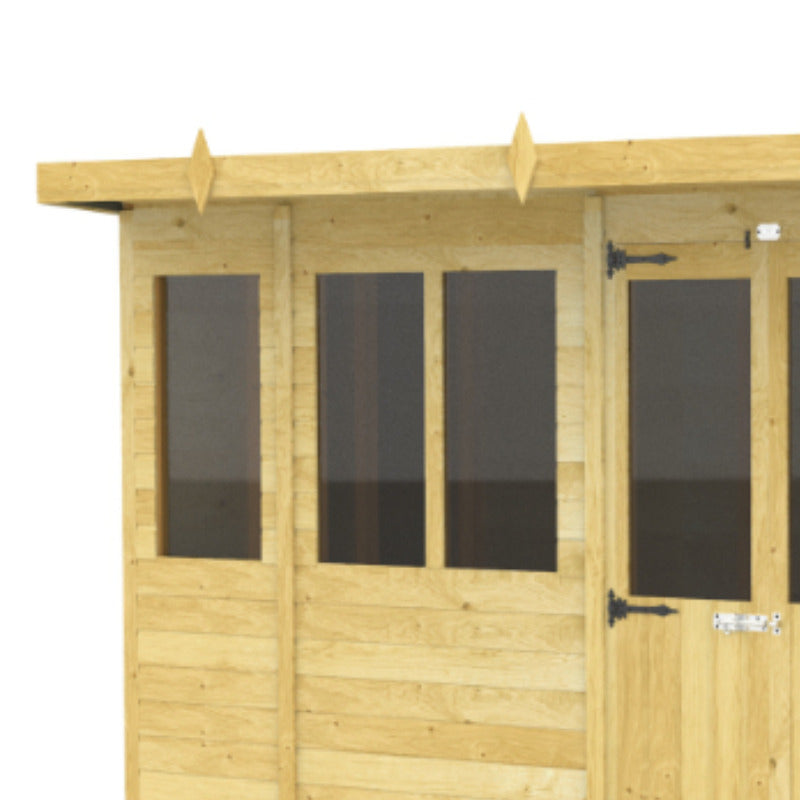 Holt 20' x 8' Alexander Pressure Treated Summer House | Sheds.co.uk