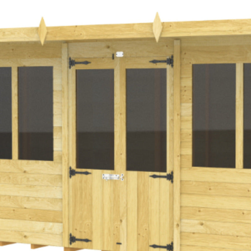 Holt 20' x 8' Alexander Pressure Treated Summer House | Sheds.co.uk