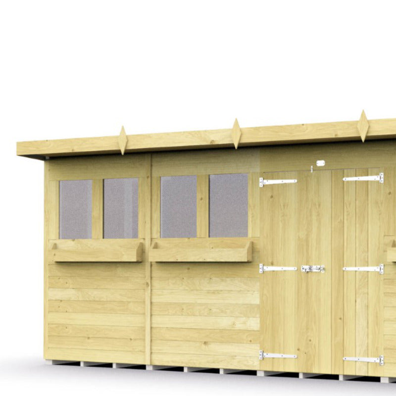 Holt 20' x 8' Handsworth Pressure Treated Summer Shed | Sheds.co.uk