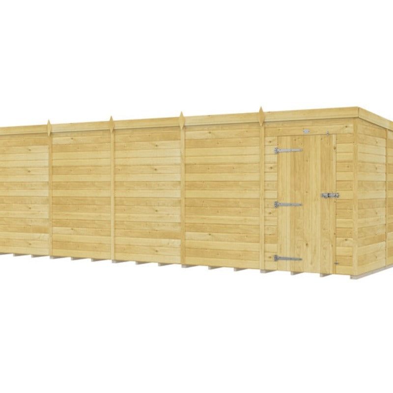 Holt 20' x 9' Pressure Treated Shiplap Modular Pent Shed | Sheds.co.uk