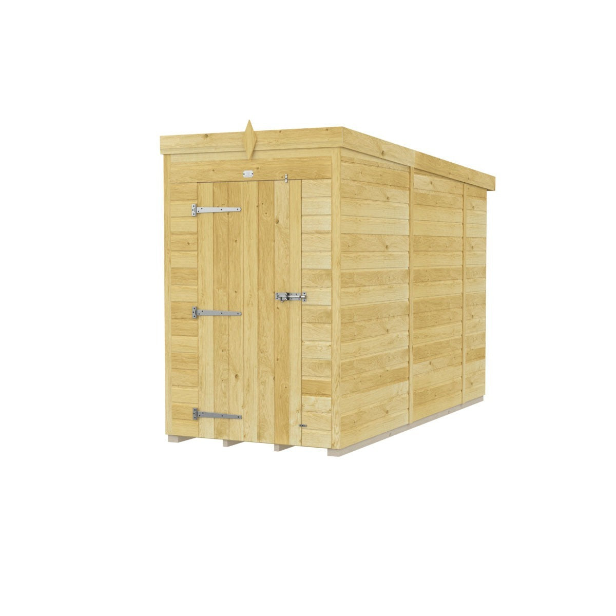 Holt 4' x 10' Pressure Treated Shiplap Modular Pent Shed | Sheds.co.uk