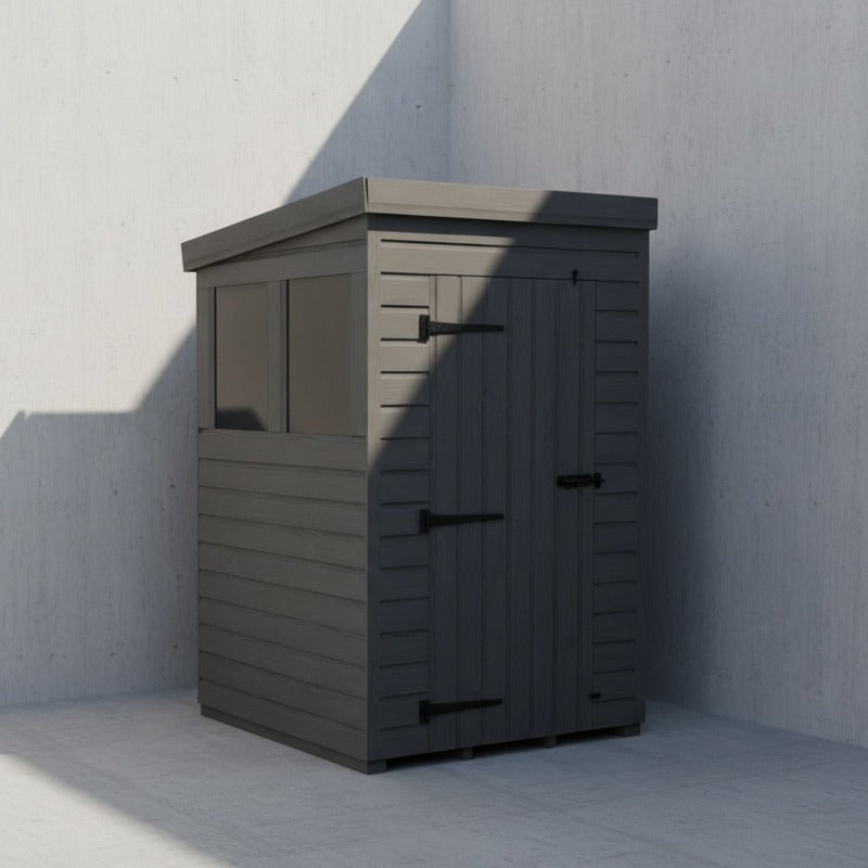 Holt 4' x 5' Modular Composite Pent Shed | Sheds.co.uk