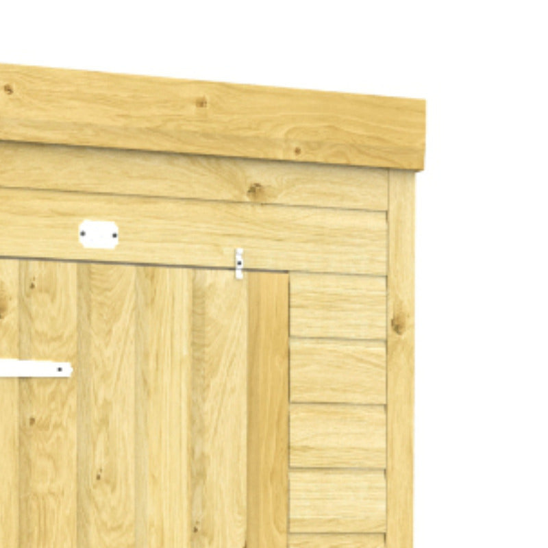 Holt 4' x 5' Pressure Treated Shiplap Modular Pent Shed | Sheds.co.uk