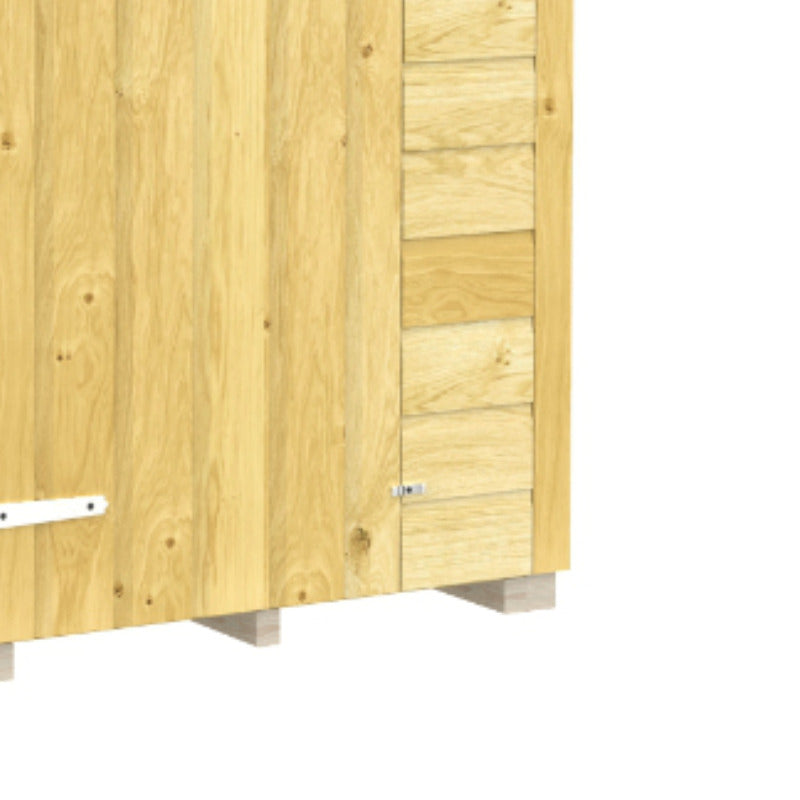 Holt 4' x 5' Pressure Treated Shiplap Modular Pent Shed | Sheds.co.uk