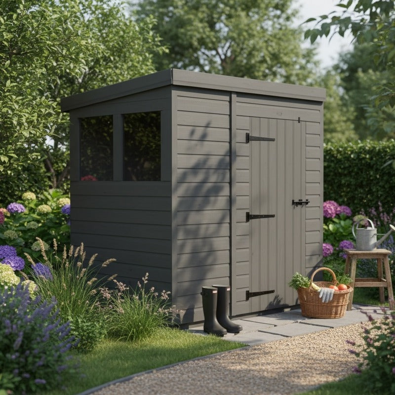 Holt 5' x 4' Modular Composite Pent Shed | Sheds.co.uk