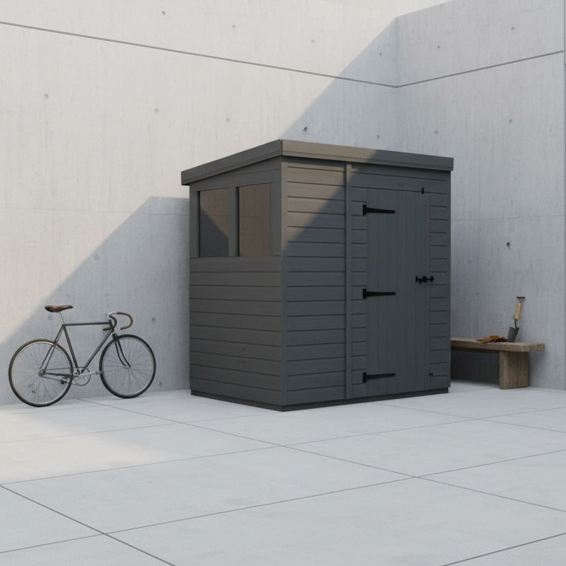 Holt 5' x 4' Modular Composite Pent Shed | Sheds.co.uk