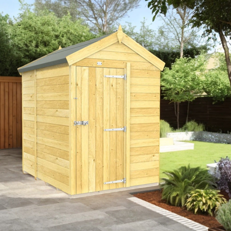 Holt 5' x 6' Pressure Treated Shiplap Modular Apex Shed | Sheds.co.uk