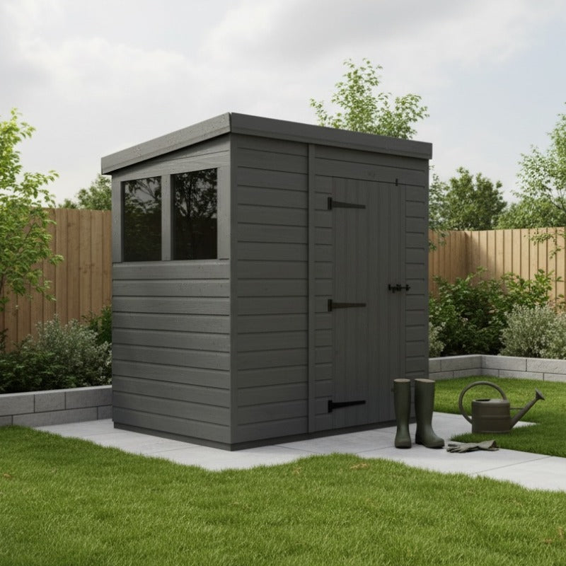 Holt 5' x 7' Modular Composite Pent Shed | Sheds.co.uk