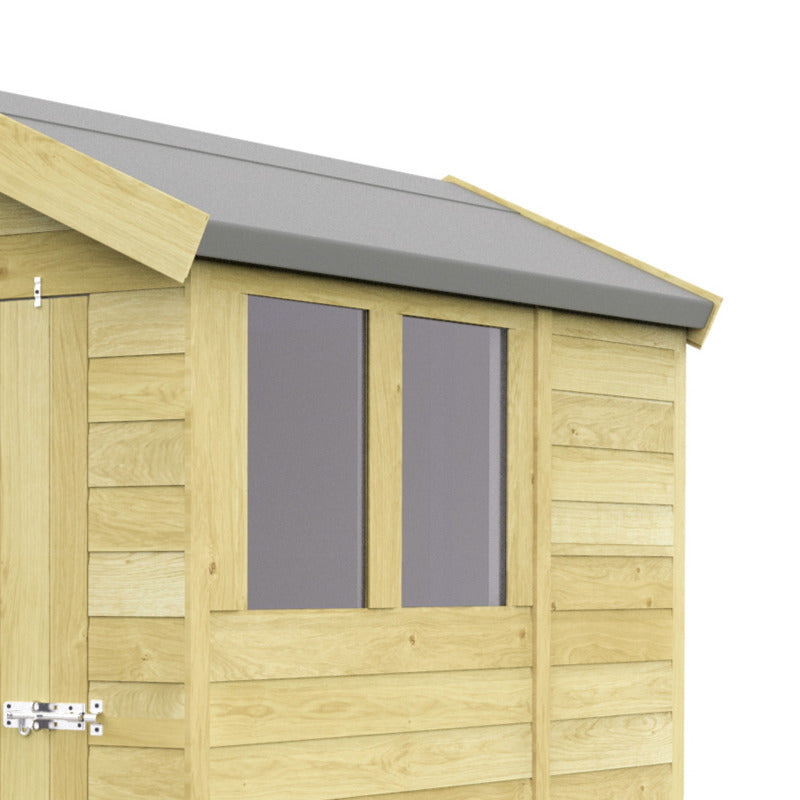 Holt 5' x 7' Pressure Treated Shiplap Modular Apex Shed | Sheds.co.uk