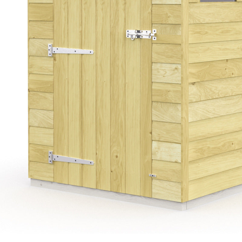 Holt 5' x 8' Pressure Treated Shiplap Modular Apex Shed | Sheds.co.uk
