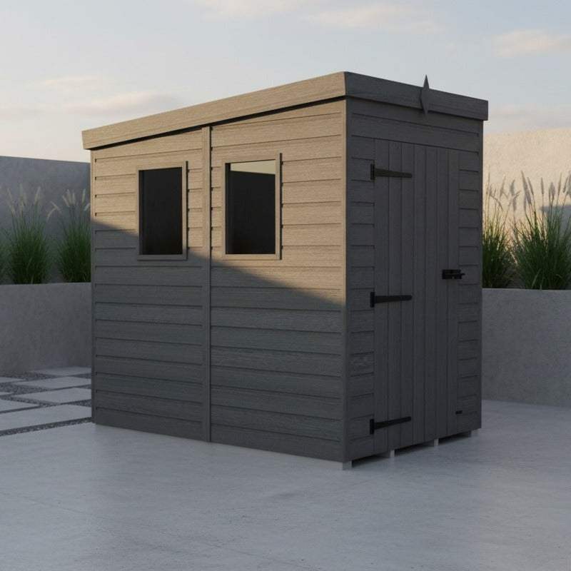 Holt 5' x 9' Modular Composite Pent Shed | Sheds.co.uk