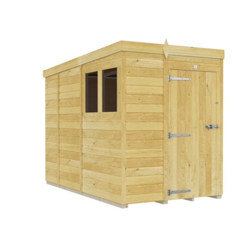 Holt 5' x 9' Pressure Treated Shiplap Modular Pent Shed | Sheds.co.uk