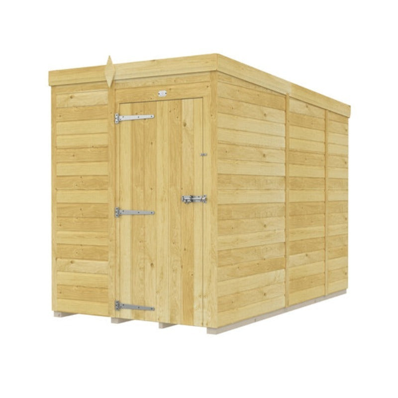 Holt 5' x 9' Pressure Treated Shiplap Modular Pent Shed | Sheds.co.uk