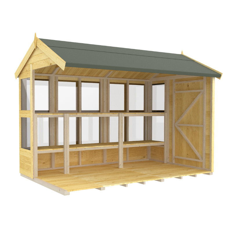 Holt 6' x 10' Pressure Treated Shiplap Modular Apex Potting Shed | Sheds.co.uk