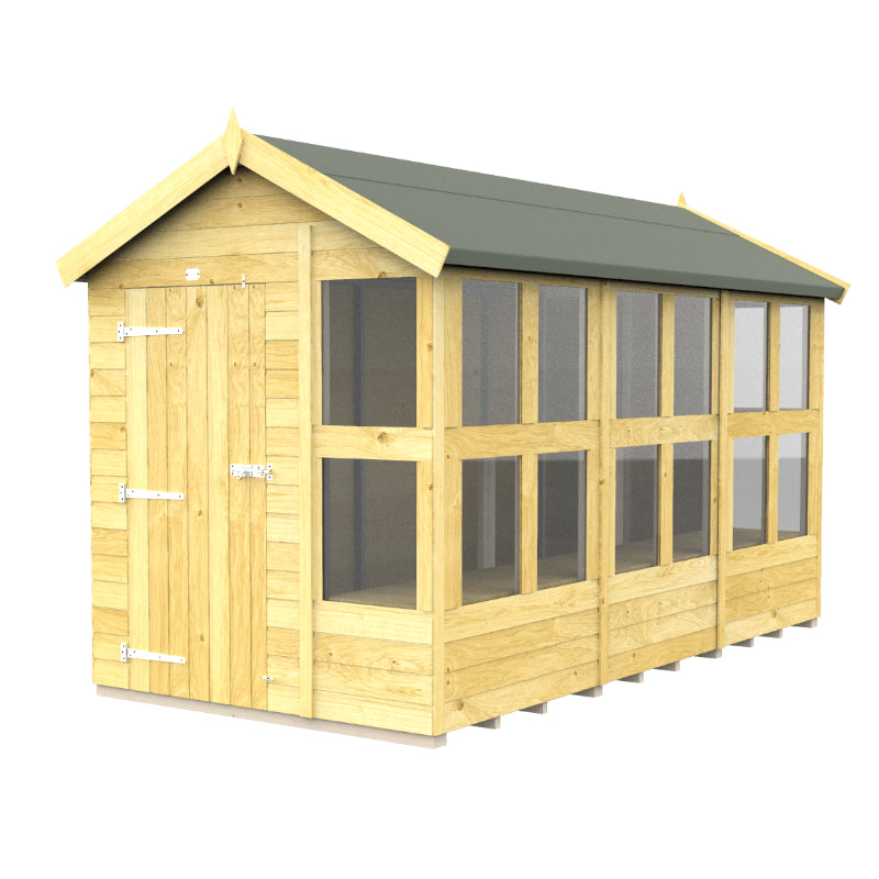 Holt 6' x 12' Pressure Treated Shiplap Modular Apex Potting Shed | Sheds.co.uk