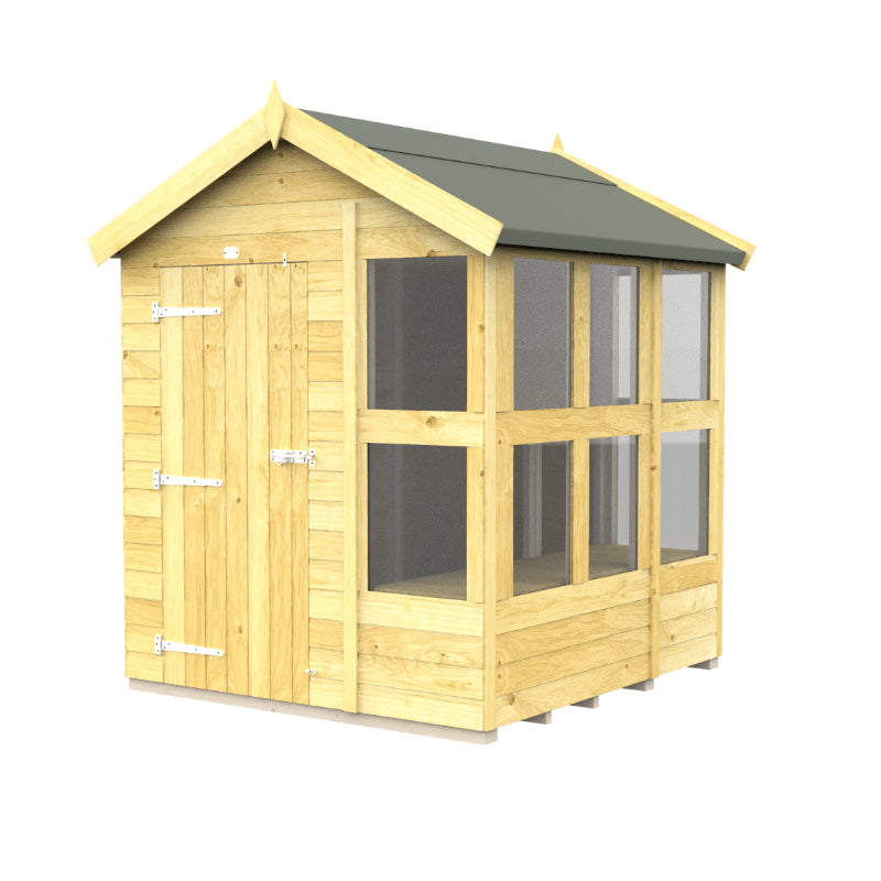 Holt 6' x 6' Pressure Treated Shiplap Modular Apex Potting Shed | Sheds.co.uk