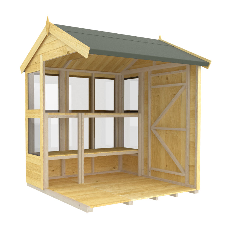 Holt 6' x 6' Pressure Treated Shiplap Modular Apex Potting Shed | Sheds.co.uk