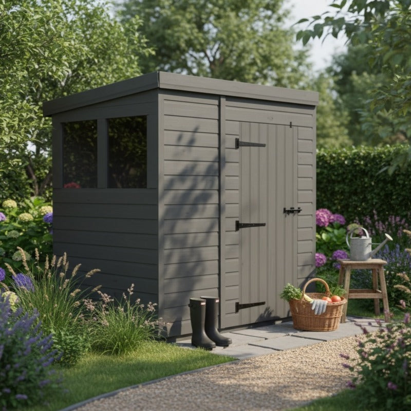 Holt 6' x 4' Modular Composite Pent Shed | Sheds.co.uk