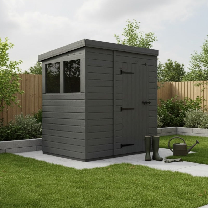 Holt 6' x 4' Modular Composite Pent Shed | Sheds.co.uk