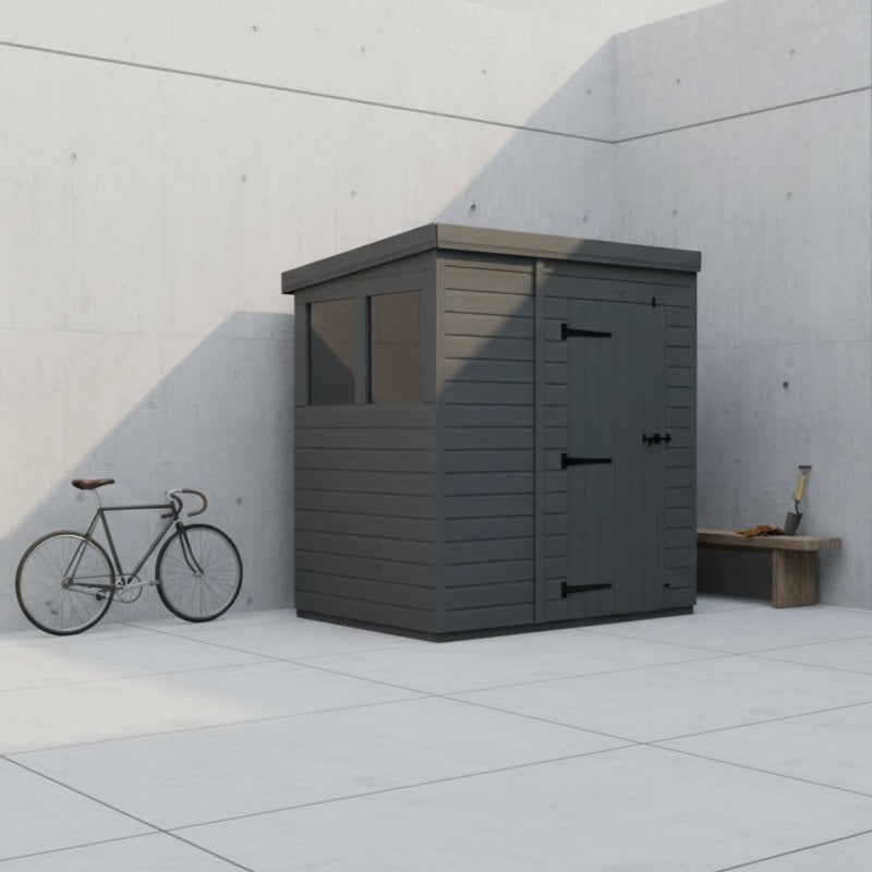 Holt 6' x 4' Modular Composite Pent Shed | Sheds.co.uk