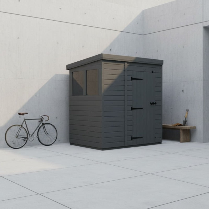 Holt 6' x 6' Modular Composite Pent Shed | Sheds.co.uk