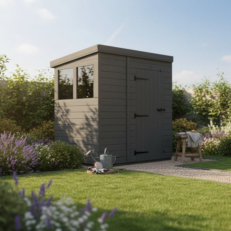 Holt 6' x 6' Modular Composite Pent Shed | Sheds.co.uk
