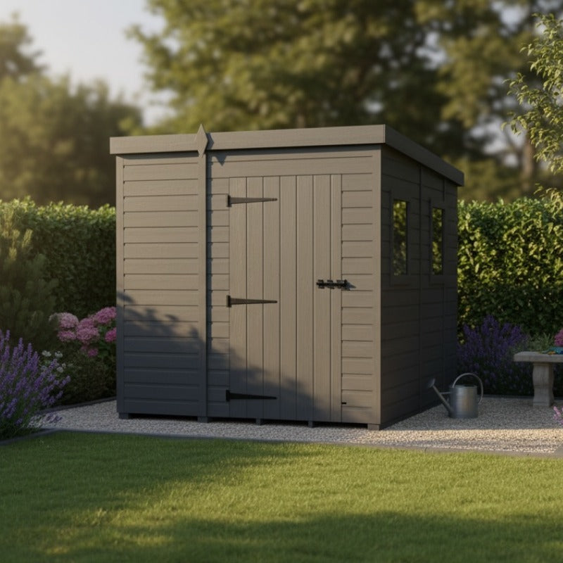 Holt 6' x 8' Modular Composite Pent Shed | Sheds.co.uk