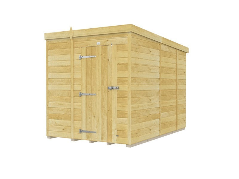 Holt 6' x 9' Pressure Treated Shiplap Modular Pent Shed | Sheds.co.uk