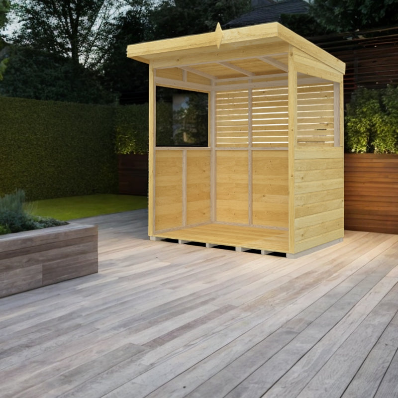 Holt 6' x 4' Pressure Treated Outdoor Kitchen Barbecue Shelter | Sheds.co.uk